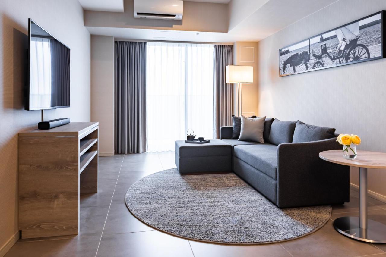 Oakwood Suites Yokohama Jokohama Zewnętrze zdjęcie Living room
