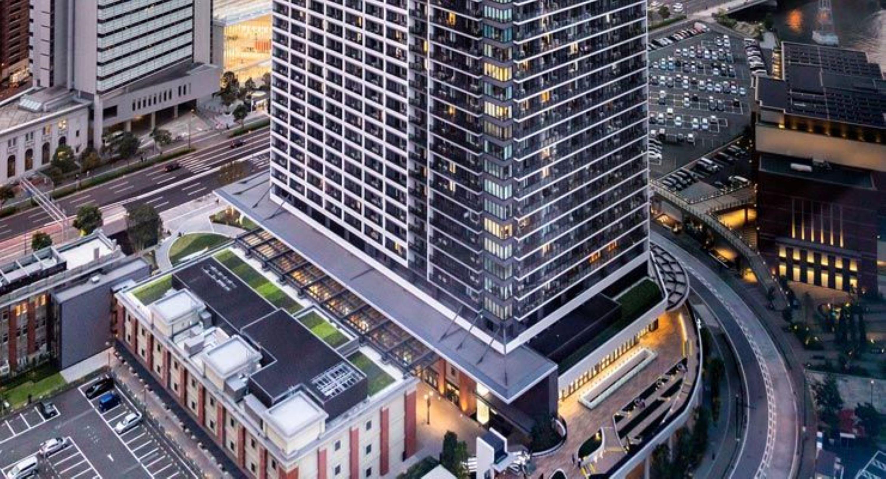 Oakwood Suites Yokohama Jokohama Zewnętrze zdjęcie The hotel in 2018